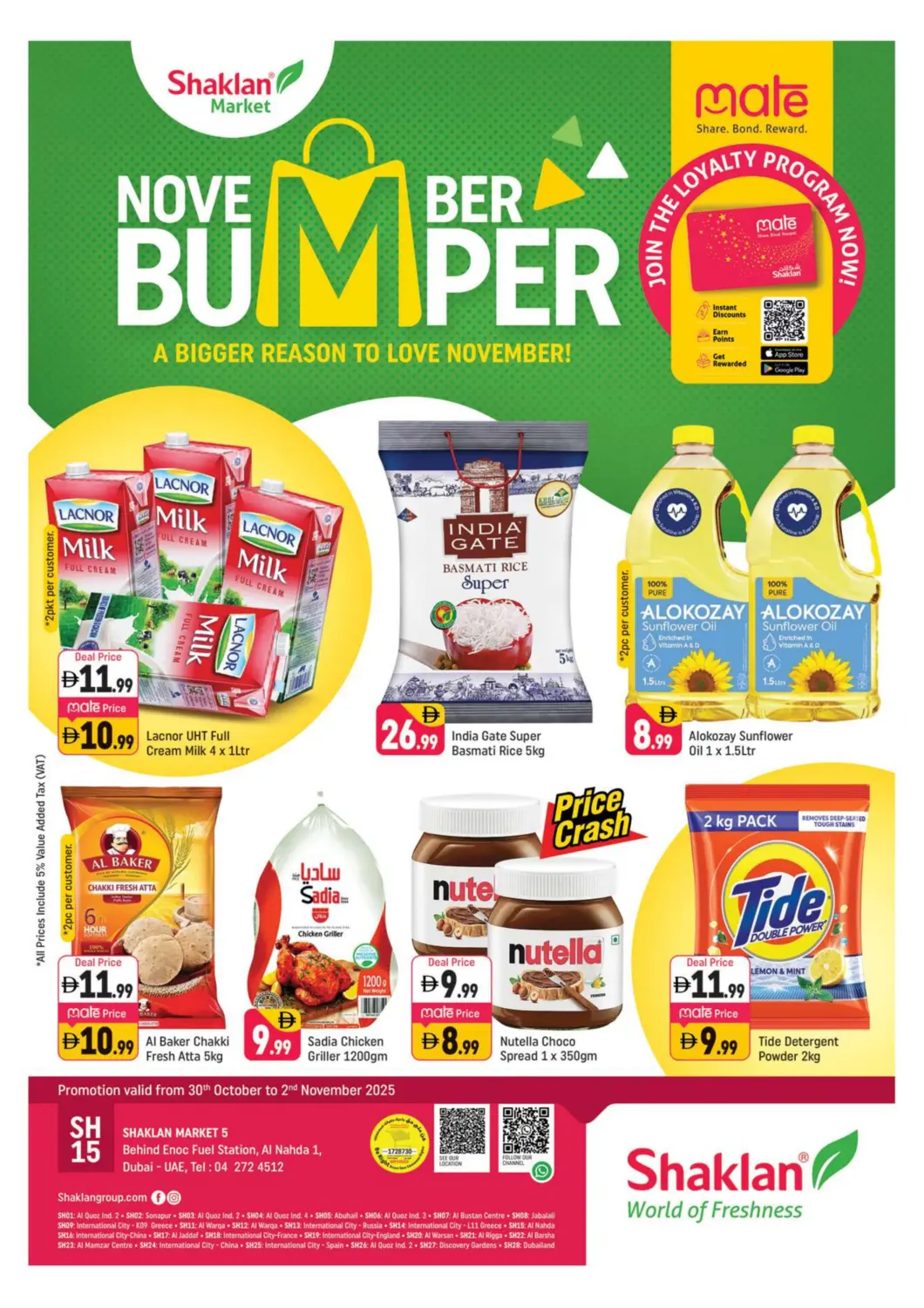 UAE - Dubai Shaklan  offers in D4D Online. Al Nahda 1-Dubai. . Till 2nd November