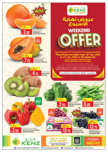 Qatar - Al Wakra Saudia Hypermarket offers in D4D Online. Weekend Offer @ Kenz mini mart. . Till 21st January