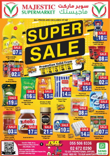 UAE - Abu Dhabi Majestic Supermarket offers in D4D Online. Super Sale. . Till 19th February