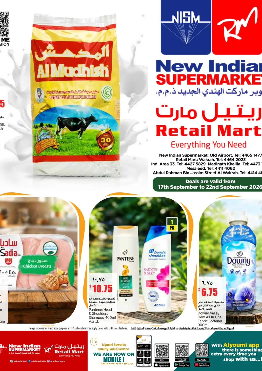 Qatar - Doha Retail Mart offers in D4D Online. Weekend Deals. . Till 22nd September