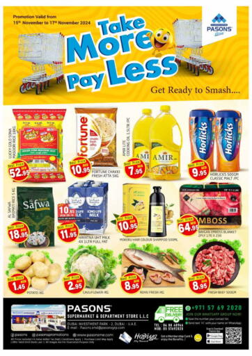 UAE - Dubai PASONS GROUP offers in D4D Online. Pasons Supermarket & Dept Store LLC. . Till 17th November