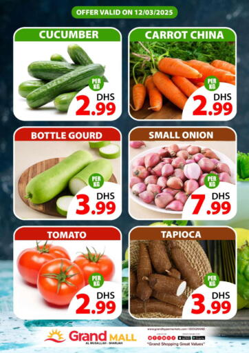 UAE - Sharjah / Ajman Grand Hyper Market offers in D4D Online. Al Musallah, Sharjah. . Only On 12th March