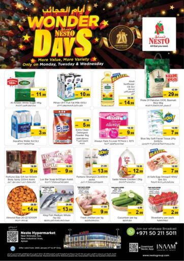 UAE - Dubai Nesto Hypermarket offers in D4D Online. New Industrial Area- Ajman. . Till 8th January