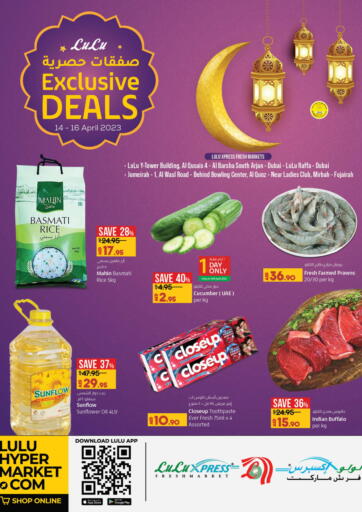 UAE - Fujairah Lulu Hypermarket offers in D4D Online. Exclusive Deals. . Till 16th April