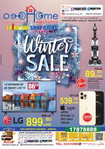 Bahrain Home Electronics offers in D4D Online. Winter Sale. . Till 6th February