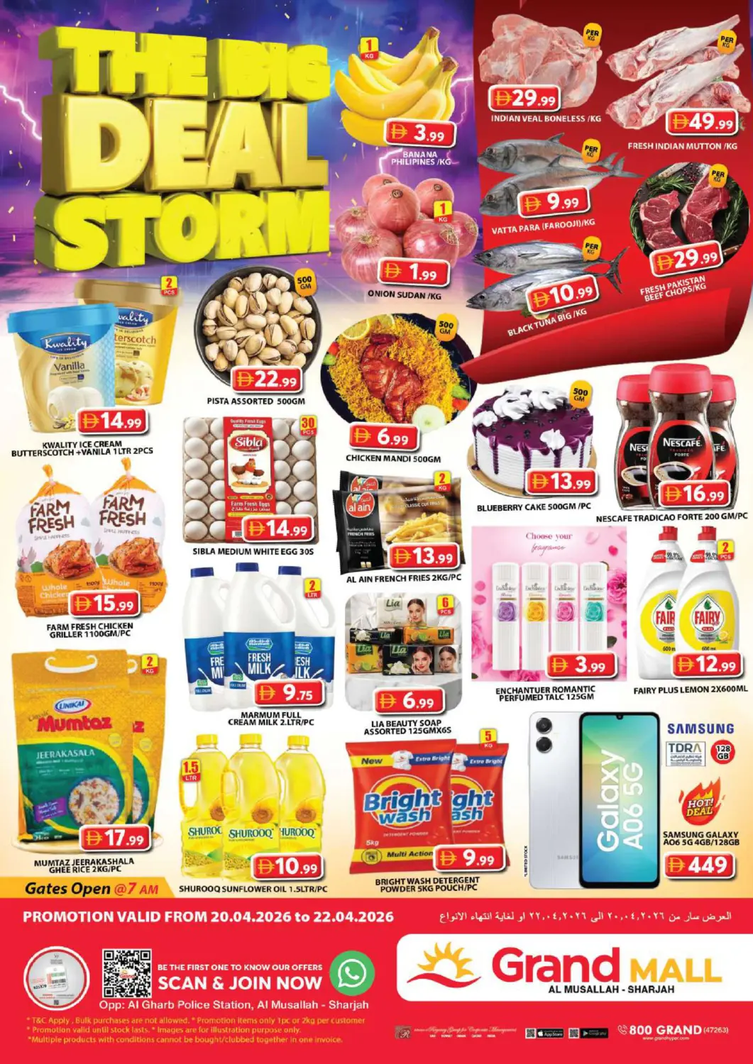 UAE - Sharjah / Ajman Grand Hyper Market offers in D4D Online. Al Musallah, Sharjah. . Till 22nd April