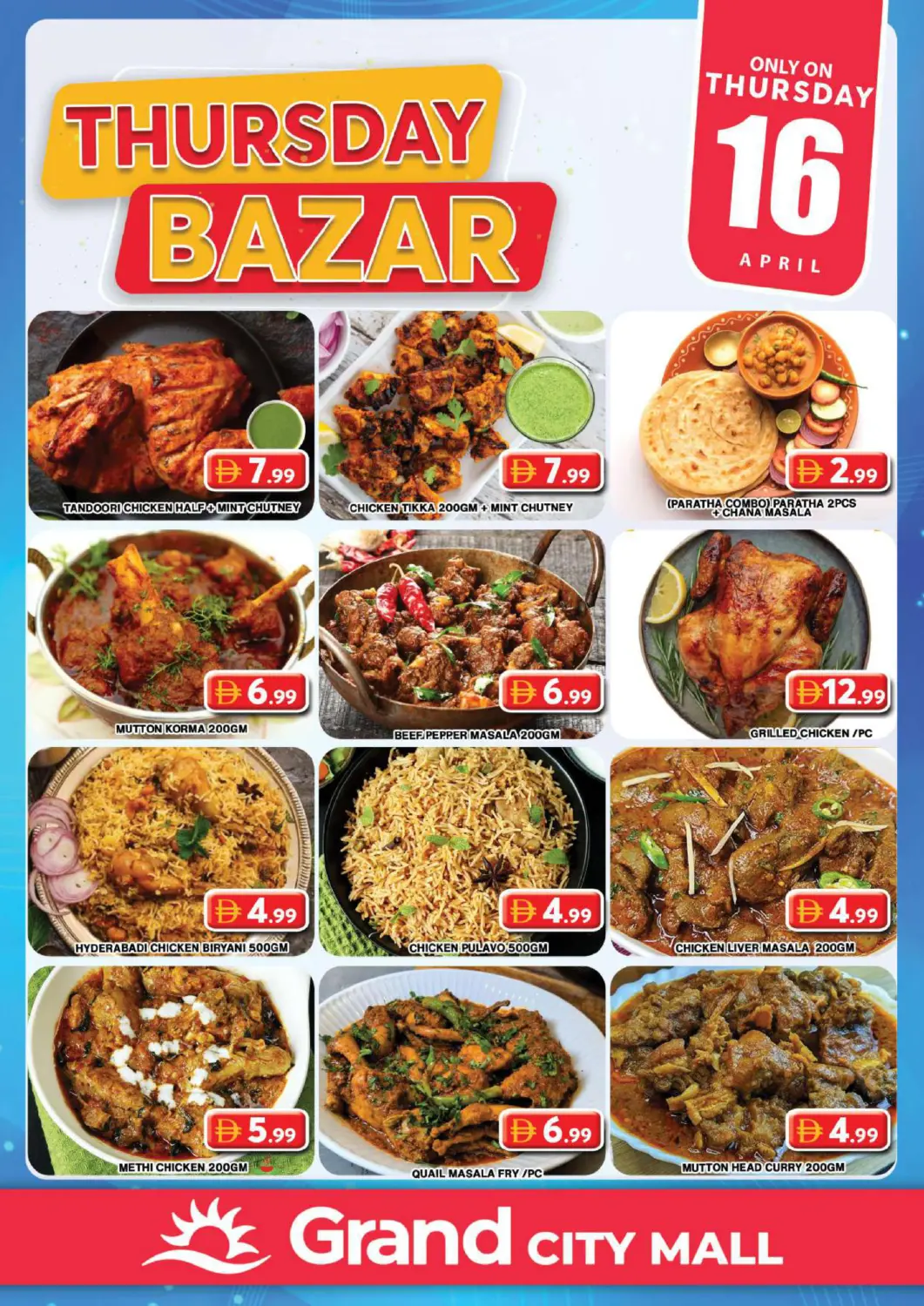 UAE - Dubai Grand Hyper Market offers in D4D Online. Grand City Mall - Dubai. . Only On 16th April