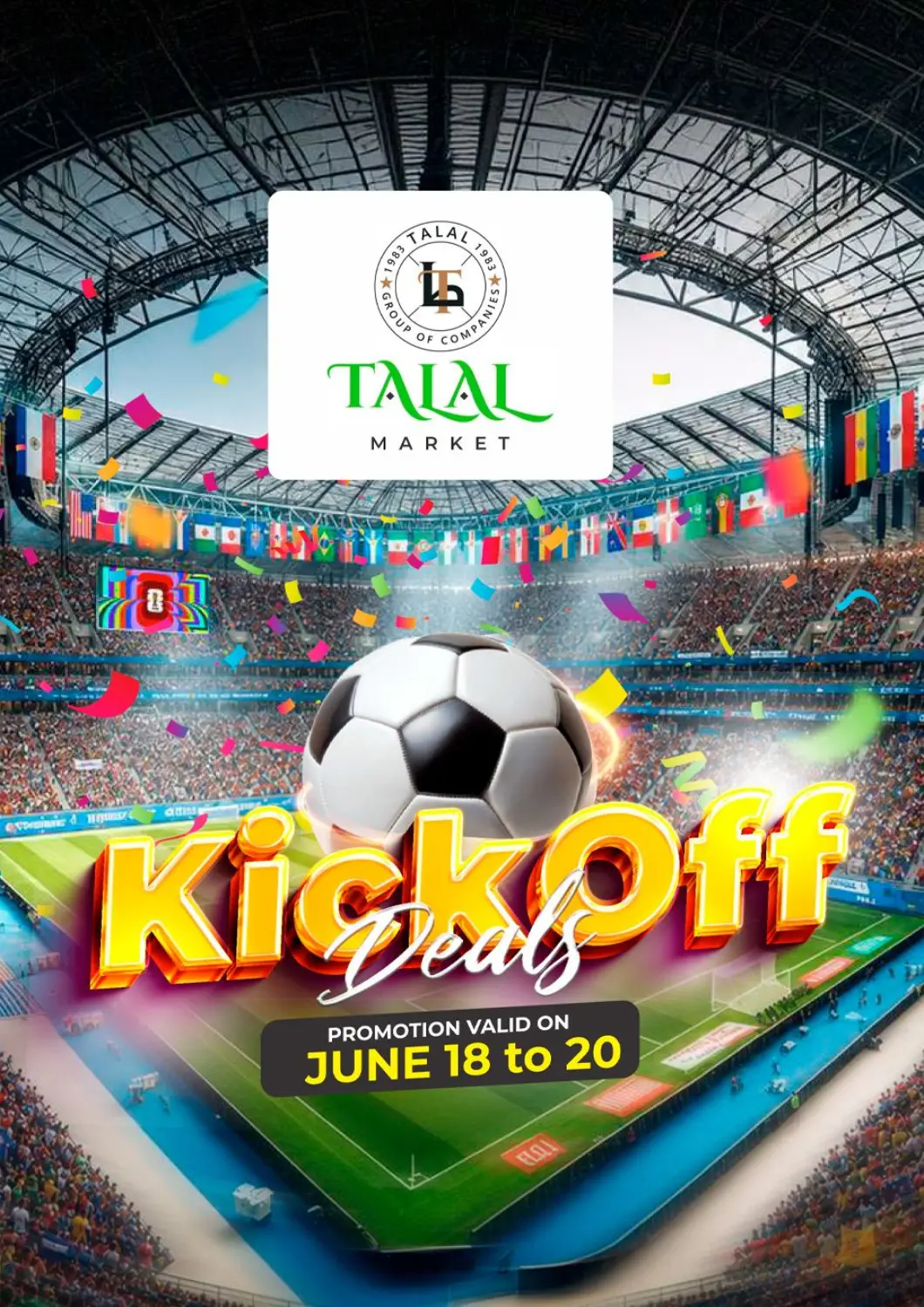 Bahrain Talal Markets offers in D4D Online. Kickoff Deals. . Till 20th June