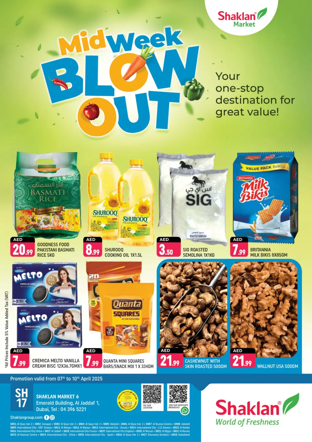 UAE - Dubai Shaklan  offers in D4D Online. Emerald Building, Al Jaddaf-1, Dubai. . Till 10th April
