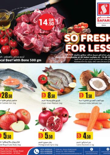 Qatar - Al Rayyan Safari Hypermarket offers in D4D Online. So Fresh For Less. . Only On 18th September