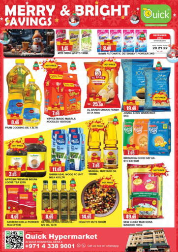 UAE - Dubai Quick Supermarket offers in D4D Online. Al Quoz Ind Area 4, Dubai. . Till 22nd December