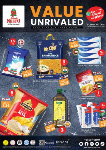 UAE - Fujairah Nesto Hypermarket offers in D4D Online. Value Unrivaled. . Till 24th April