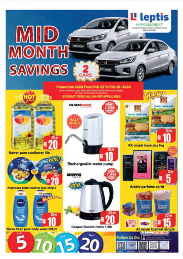 UAE - Ras al Khaimah Leptis Hypermarket  offers in D4D Online. Mid Month Savings. . Till 28th February