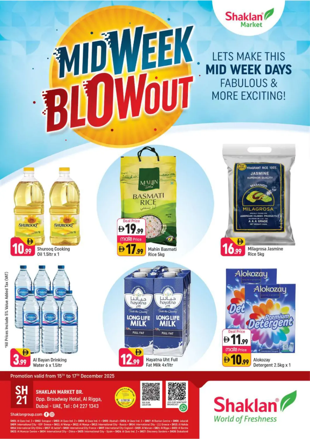 UAE - Dubai Shaklan  offers in D4D Online. Al Rigga - Dubai. . Till 18th December