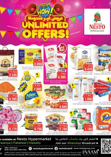Kuwait - Ahmadi Governorate Nesto Hypermarkets offers in D4D Online. Unlimited Offers. . Till 14th June