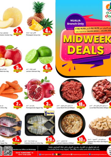 Qatar - Umm Salal Dana Hypermarket offers in D4D Online. Midweek Deals. . Till 25th September