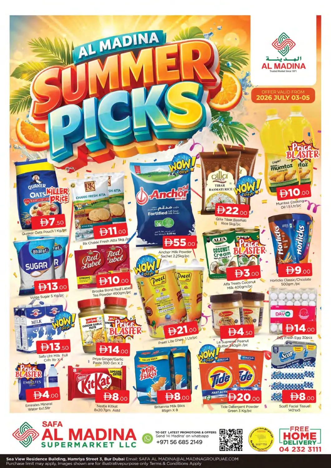 UAE - Dubai AL MADINA (Dubai) offers in D4D Online. Safah Al Madina-Burdubai. . Till 5th July