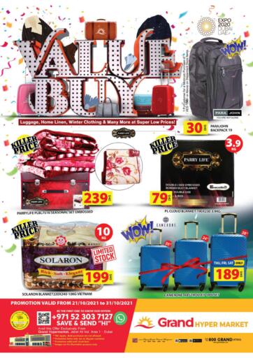 UAE - Dubai Grand Hyper Market offers in D4D Online. Jebel Ali, Area 1-Dubai. . Till 31st October