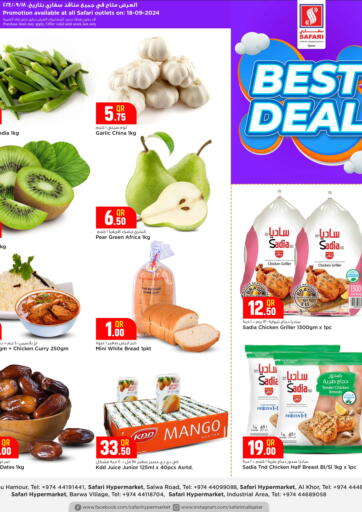 Qatar - Al Khor Safari Hypermarket offers in D4D Online. Best Deal. . Only On 18th September