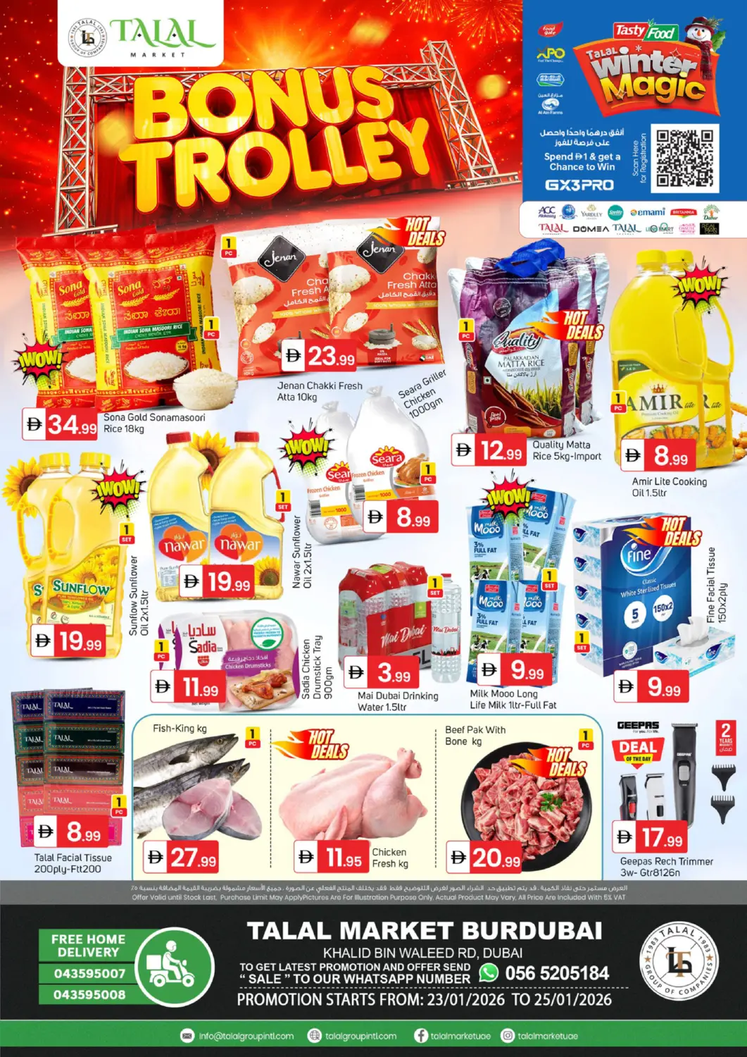 UAE - Dubai TALAL MARKET offers in D4D Online. Burdubai. . Till 25th January