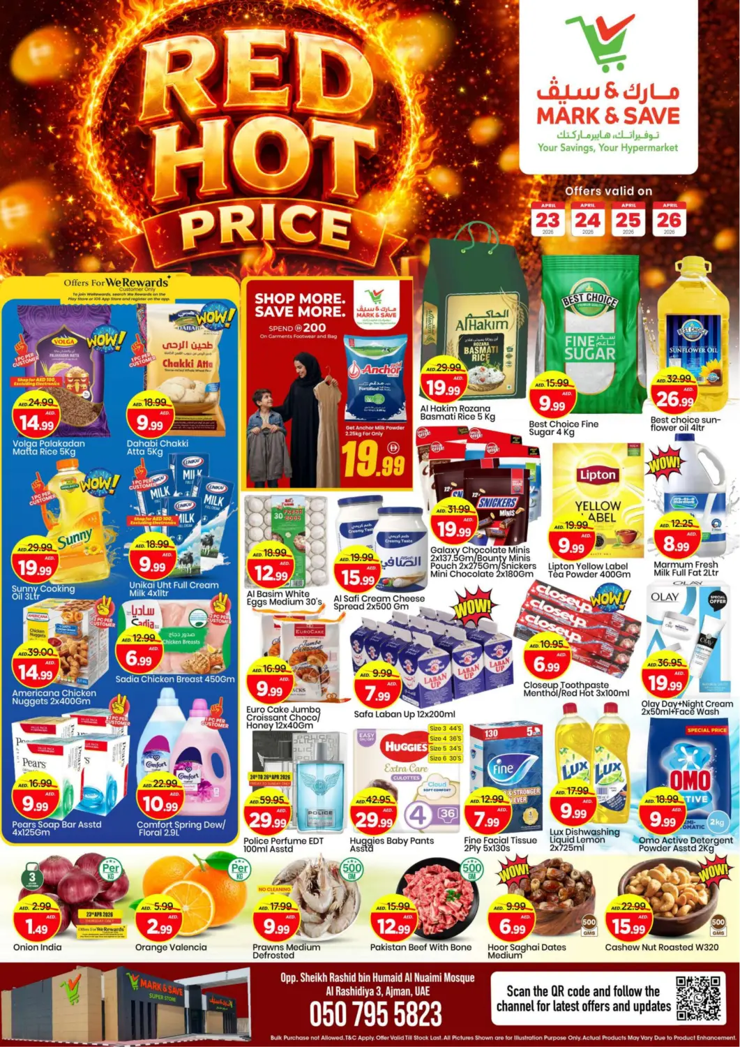 UAE - Sharjah / Ajman Mark & Save offers in D4D Online. Al Rashidiya 3, Ajman. . Till 26th April