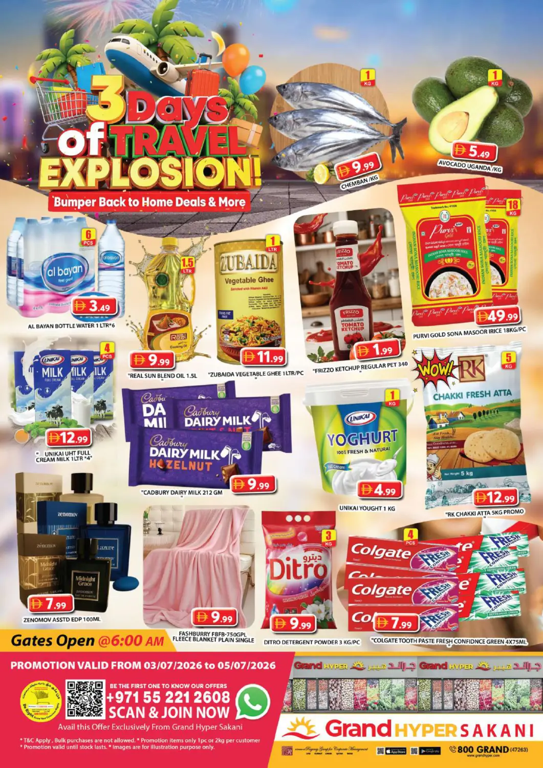 UAE - Dubai Grand Hyper Market offers in D4D Online. Grand Hyper Sakani. . Till 5th July