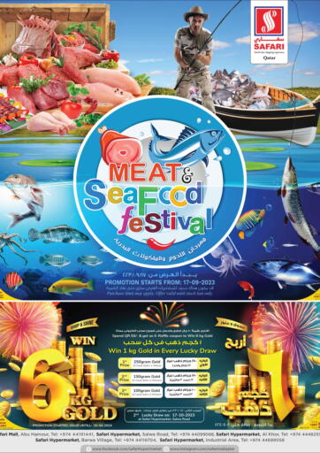 Qatar - Al Wakra Safari Hypermarket offers in D4D Online. Meat & Sea Food Festival. . Till 23rd September