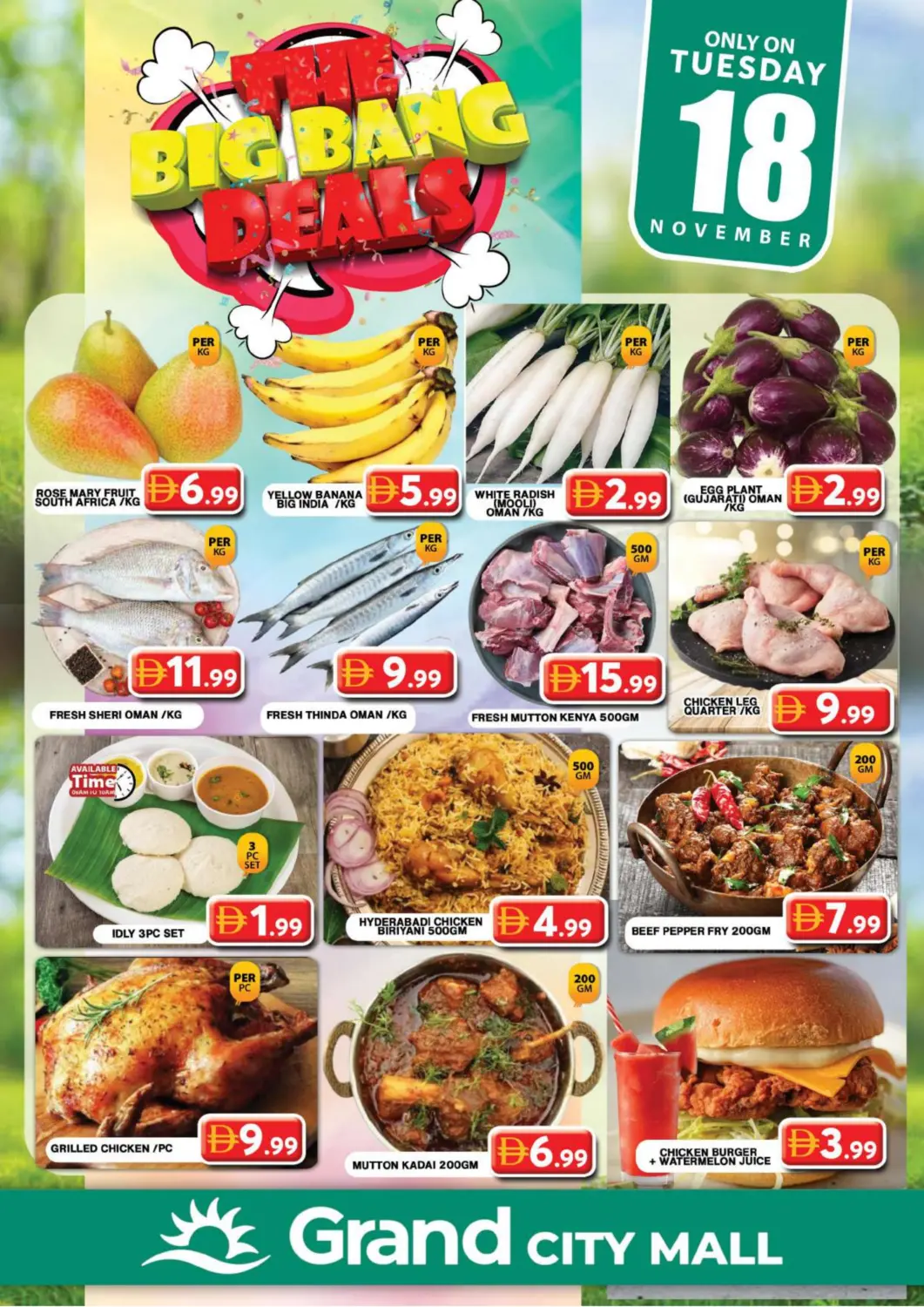 UAE - Dubai Grand Hyper Market offers in D4D Online. Grand City Mall, Dubai. . Only On 18th November