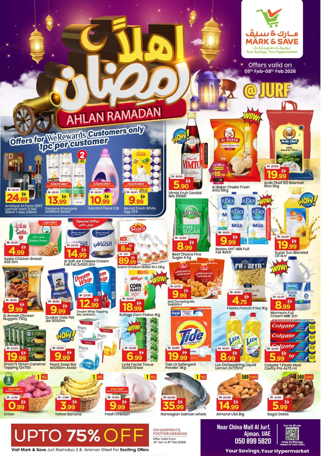 UAE - Sharjah / Ajman Mark & Save offers in D4D Online. Al Jurf -Ajman. . Till 8th February