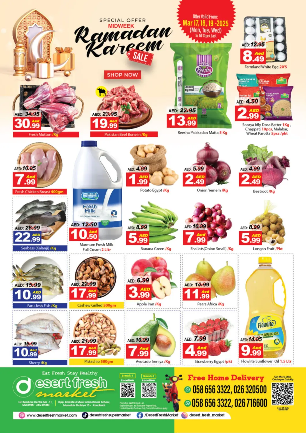 UAE - Abu Dhabi DESERT FRESH MARKET  offers in D4D Online. Ramadan kareem Sale. . Till 19th March