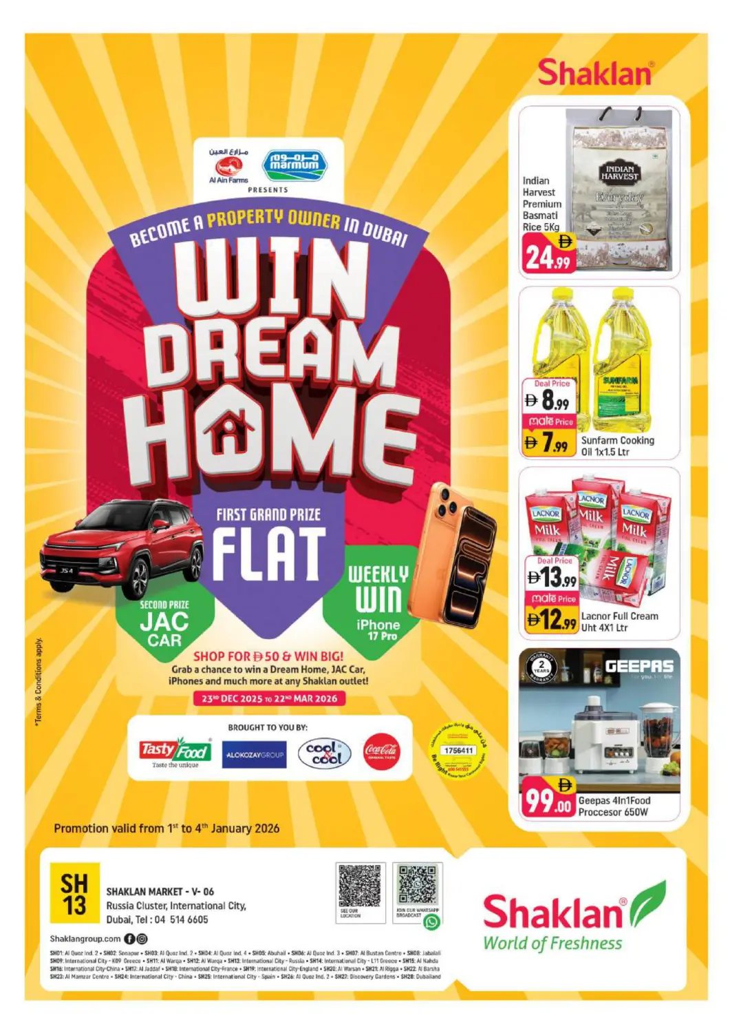 UAE - Dubai Shaklan  offers in D4D Online. V-06, Russia Cluster, IC, Dubai.. . Till 4th January