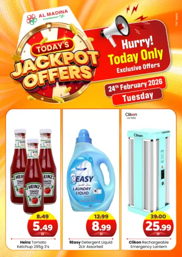 Today's Jackpot Offers