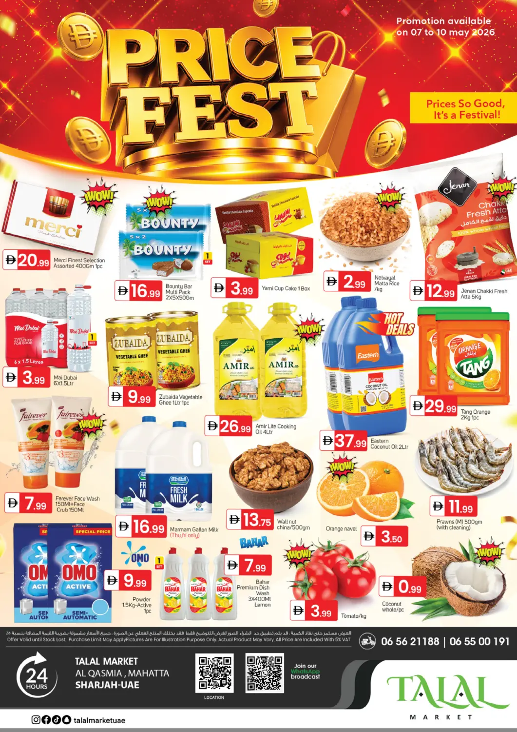 UAE - Sharjah / Ajman TALAL MARKET offers in D4D Online. Qasimiya-Sharjah. . Till 10th May