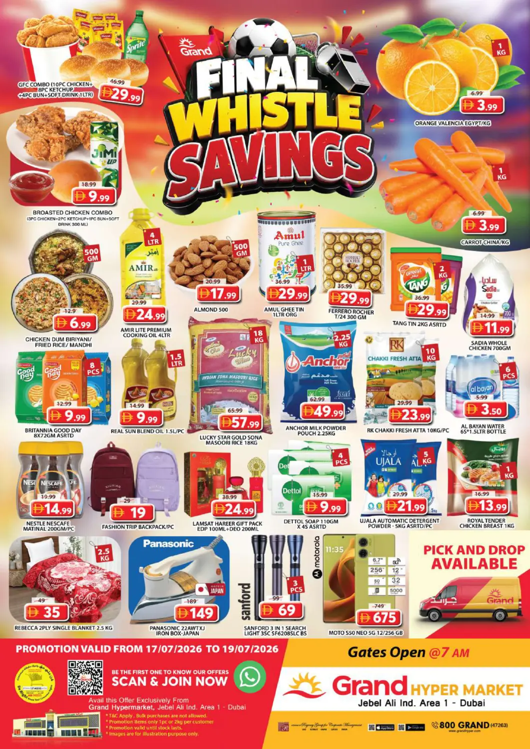 UAE - Dubai Grand Hyper Market offers in D4D Online. Jabel Ali industrial Area 1 - Dubai. . Till 19th July