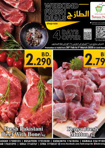 Bahrain Bahrain Pride offers in D4D Online. Weekend Fresh Deals. . Till 1st March