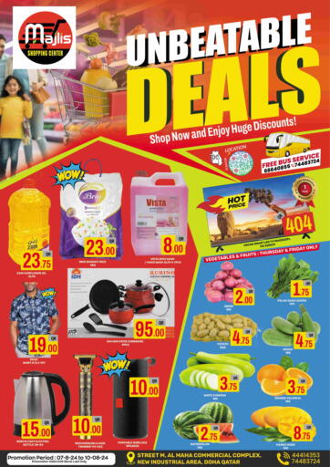 Qatar - Doha Majlis Shopping Center offers in D4D Online. Unbeatable Deals. . Till 10th August