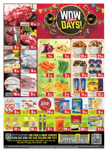 UAE - Abu Dhabi Azhar Al Madina Hypermarket offers in D4D Online. Musaffah 24, Workers Village. . Till 21st May