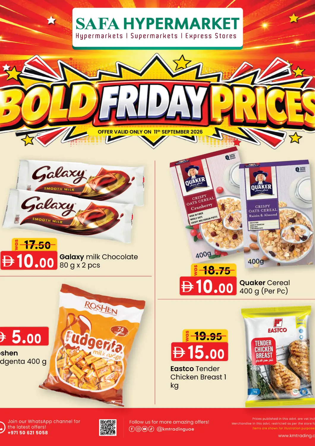 UAE - Abu Dhabi Safa Hyper offers in D4D Online. Bold Friday Prices. . Only On 11th September
