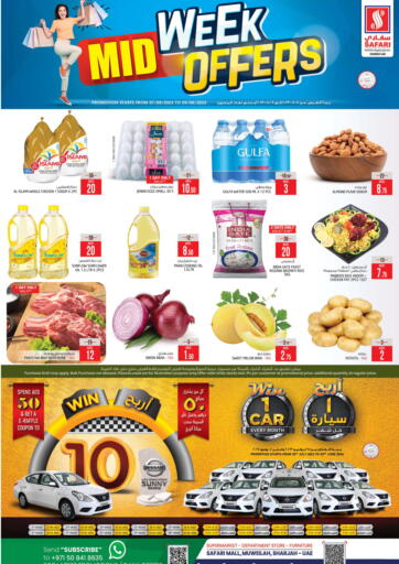 UAE - Sharjah / Ajman Safari Hypermarket  offers in D4D Online. Mid Week Offers. . Till 9th August