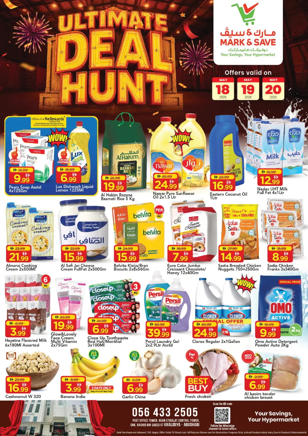 UAE - Abu Dhabi Mark & Save offers in D4D Online. Khalidiyah- Abudabi. . Till 20th May