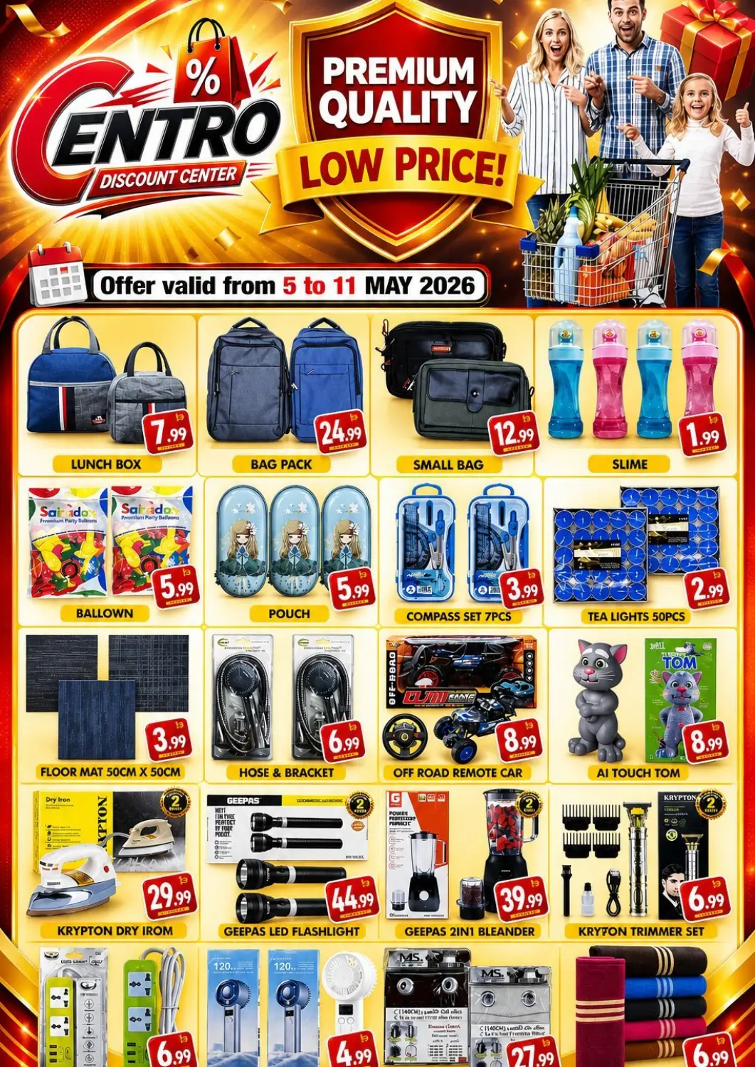 UAE - Dubai Centro Discount Center offers in D4D Online. Low Price!. . Till 11th May
