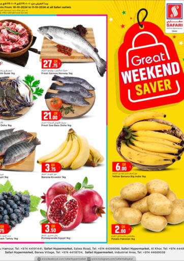 Qatar - Al Daayen Safari Hypermarket offers in D4D Online. Great Weekend Saver. . Till 12th October