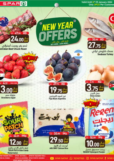 Qatar - Al Wakra SPAR offers in D4D Online. New Year Offers. . Till 16th January