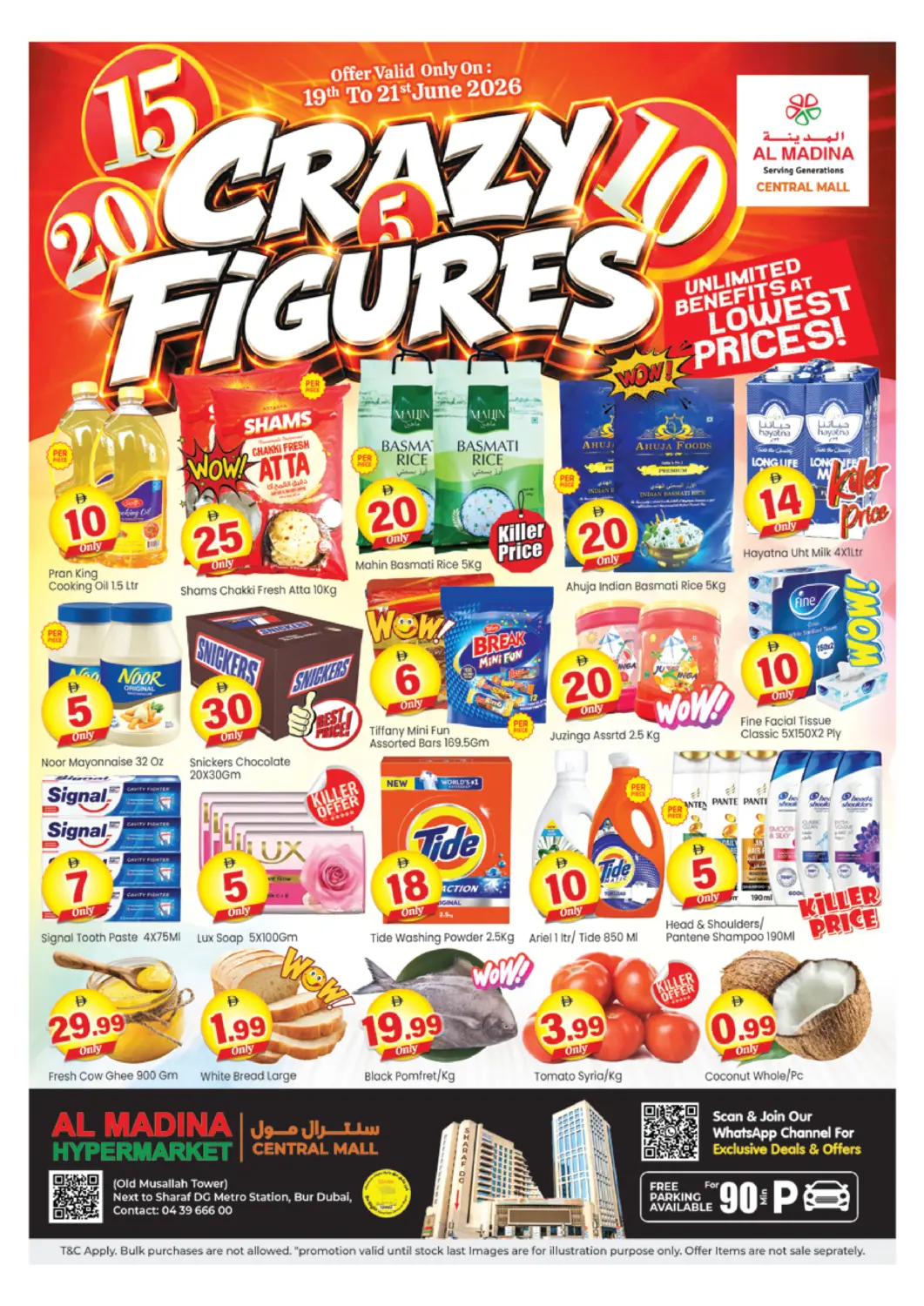 UAE - Dubai Al Madina  offers in D4D Online. Central Mall - Burdubai. . Till 21st June