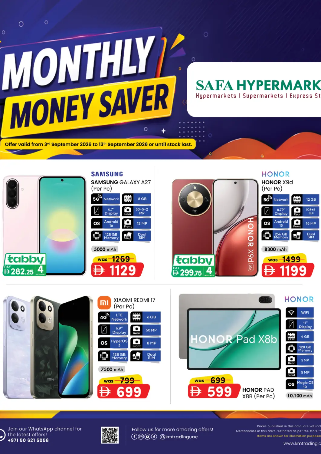 UAE - Abu Dhabi Safa Hyper offers in D4D Online. Monthly Money Saver. . Till 13th September
