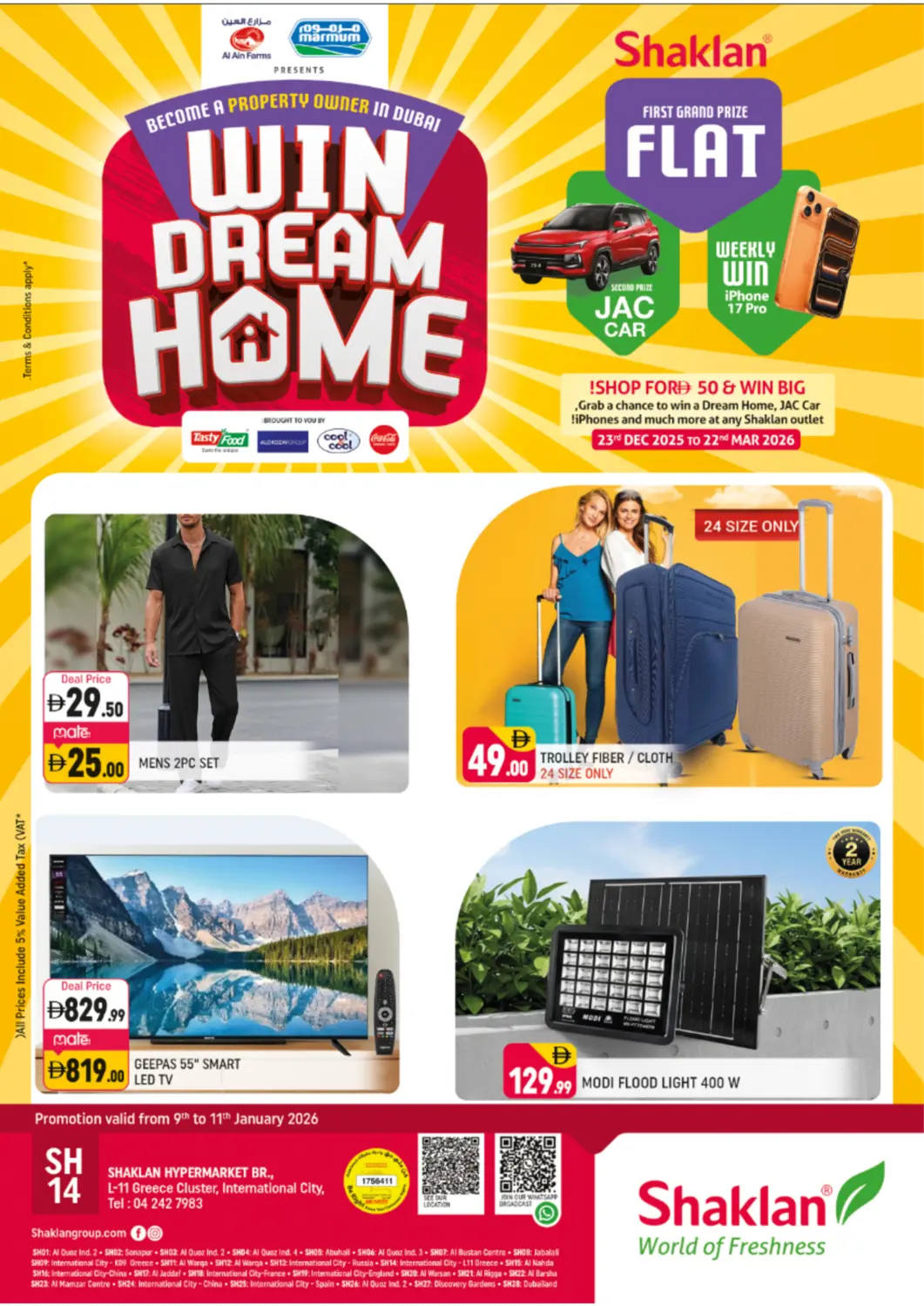 UAE - Dubai Shaklan  offers in D4D Online. L-11 Greece Cluster, IC, Dubai. . Till 11th January