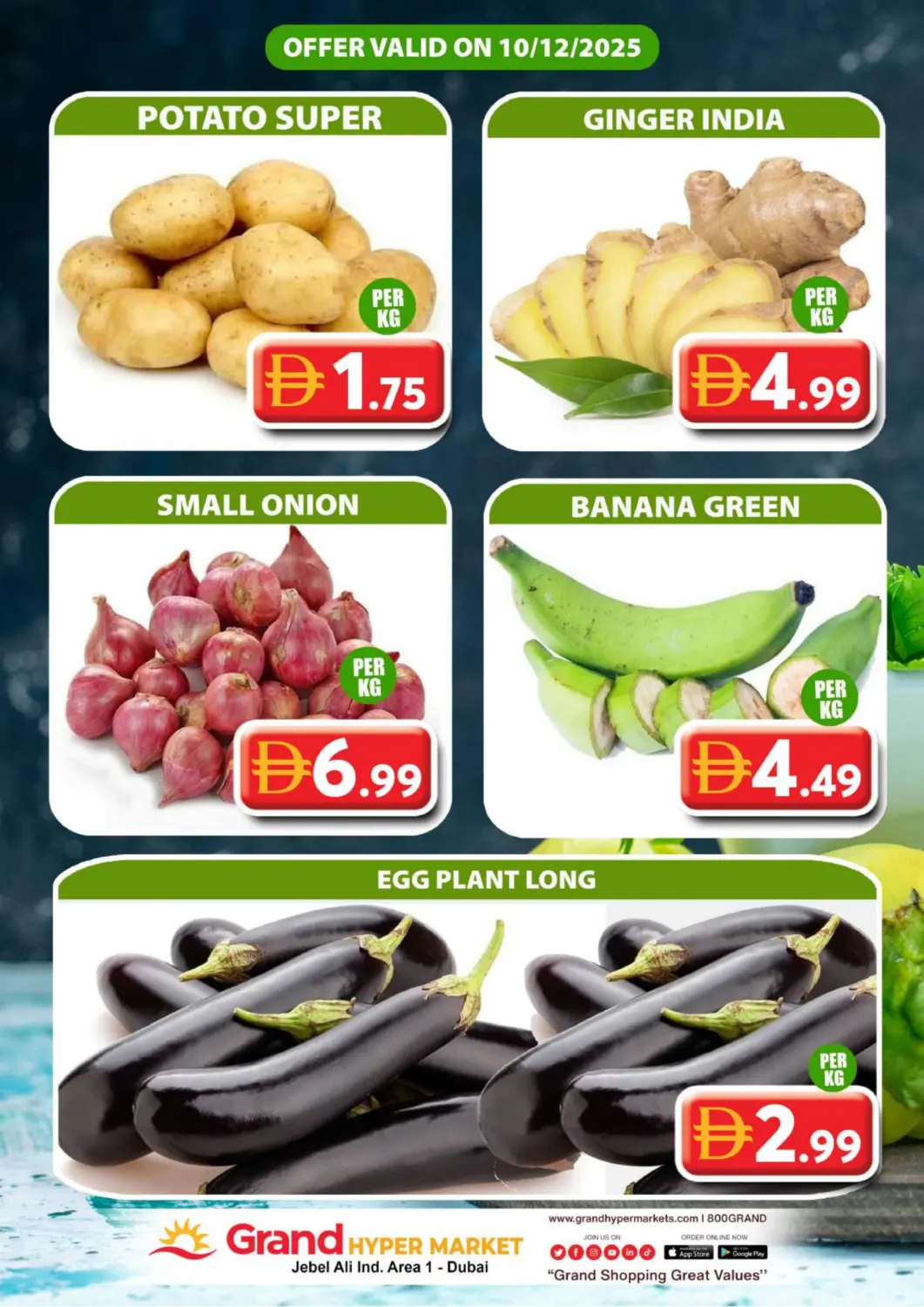 UAE - Dubai Grand Hyper Market offers in D4D Online. Jebel Ali - Dubai. . Only On 10th December
