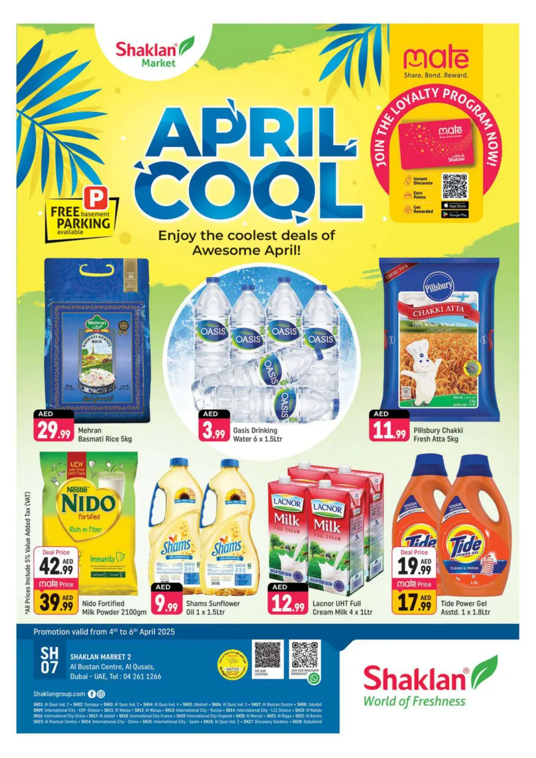 UAE - Dubai Shaklan  offers in D4D Online. Al Bustan Center, Al Qusais , Dubai. . Till 6th April