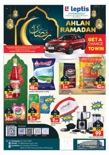 UAE - Ras al Khaimah Leptis Hypermarket  offers in D4D Online. Ahlan Ramadan. . Till 19th March