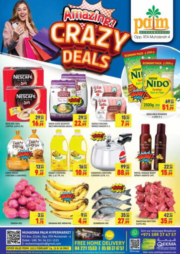 UAE - Dubai Palm Hypermarket Muhaisina LLC offers in D4D Online. Crazy Deals. . Till 26th February